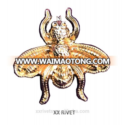 butterfly shaped Button, Wenzhou, Metal accessories for shoe/clothing