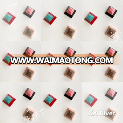 ABS pyramid rivets for shoes, slipper accessories, fashion decoration