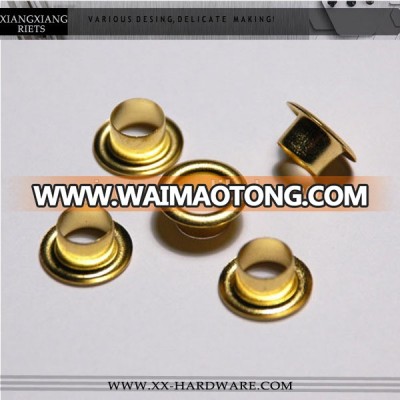 Metal hollow rivet with washer, brass eyelet for shoes repair/leather